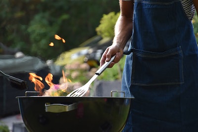 Barbecue on Balcony