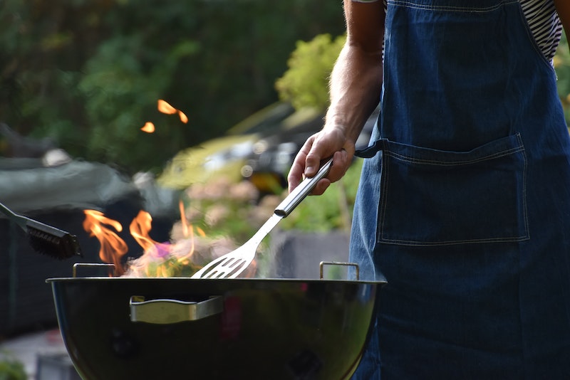 Grilling On a Balcony